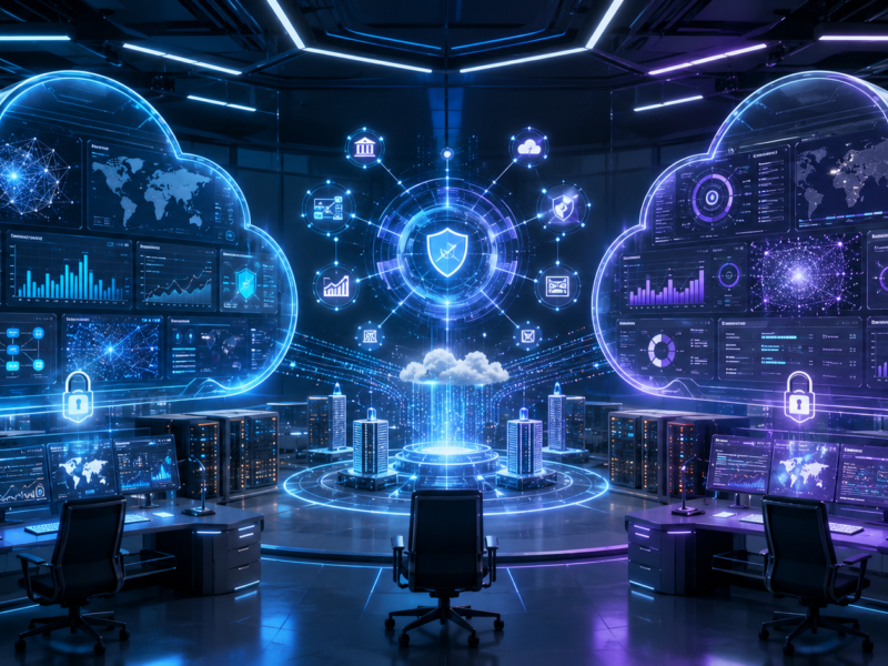 Microsoft Sentinel vs Splunk comparison showing cloud-native SIEM, security analytics, threat detection, log management, and enterprise cybersecurity features in 2026.